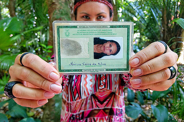 Los escribanos impidieron que Márcia Vieira da Silva y otros indígenas utilizaran el nombre de sus pueblos en el documento de identidad