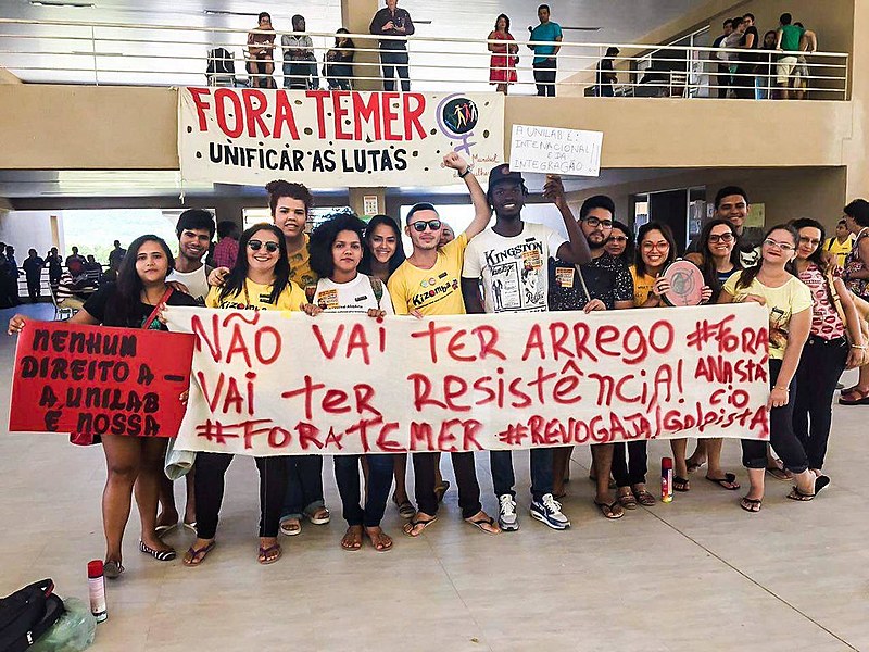 Estudantes da Unilab se manifestam contra cortes de auxílios para estudantes estrangeiros