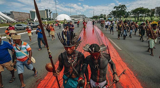 No dia 2 de janeiro, cerca de 180 famílias Guarani e Kaiowá sofreram ofensiva de seguranças privados em Dourados (MS)