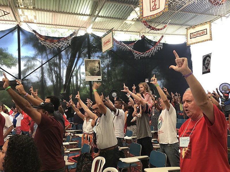Ato político ocorreu na Escola Nacional Florestan Fernandes