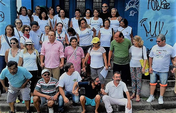 Ato realizado em 2017 em defesa da reabertura da maternidade pública na Ilha do Governador