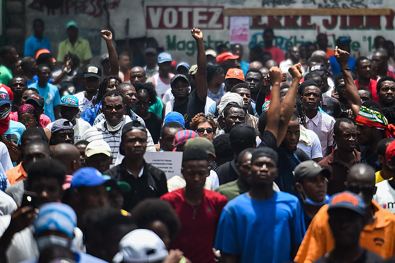 O Haiti atravessa uma grave crise social e política e viveu grandes protestos contra o presidente Jovenel Moïse desde 2018