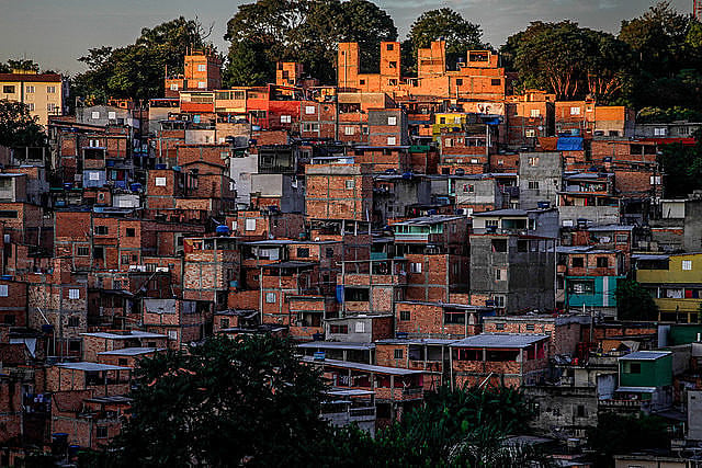 Vista panorámica de Jardín Celeste, barrio de la Zona Sur de São Paulo (SP)