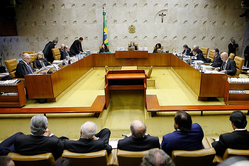 Supreme Court session last Wednesday (4), when Brazil’s top court ruled on ex-president Lula’s petition
