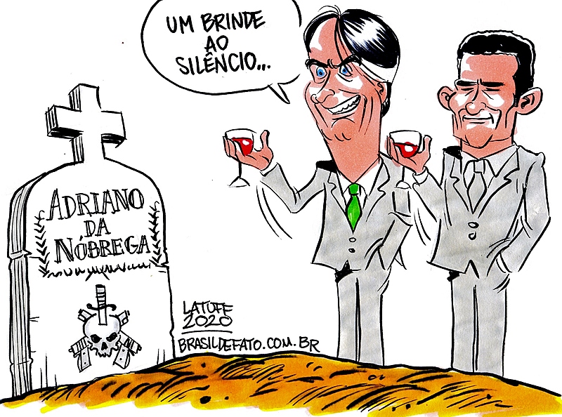 charge bolsonaro moro milicia