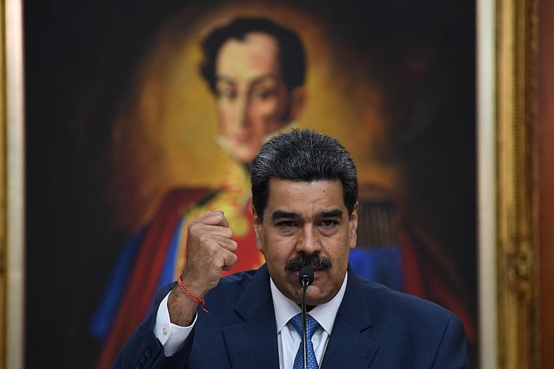 maduro em declaração presidencial