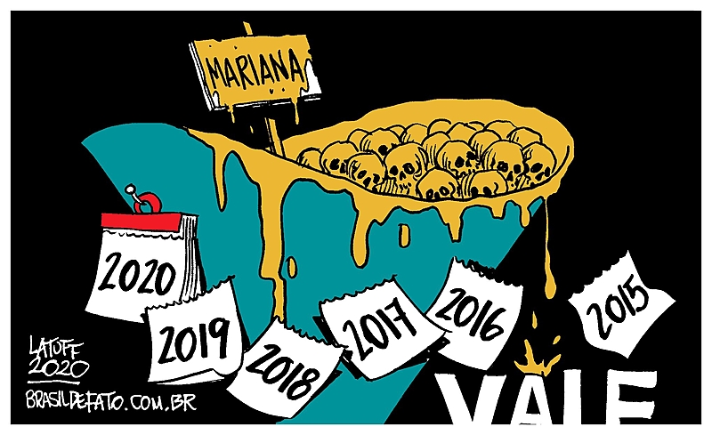 Charge Crime na Vale em Mariana