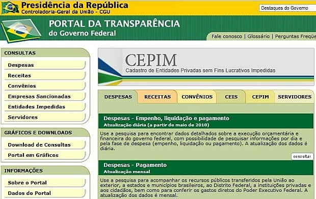 portal transparência