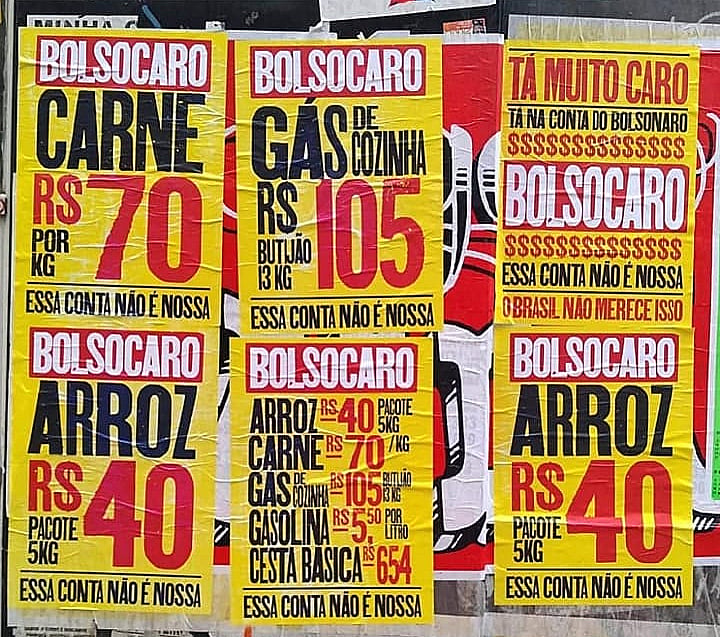“Bolsocaro”: carne, leite, arroz e feijão subiram mais que o dobro da inflação