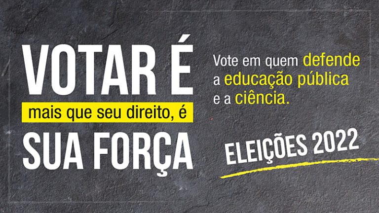 Adufrgs Sindical lança campanha pelo voto consciente nas eleições 2022