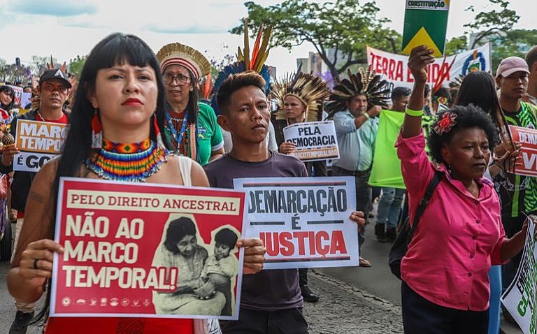 'É cansativo': nova parada do julgamento do marco temporal frustra indígenas em Brasília
