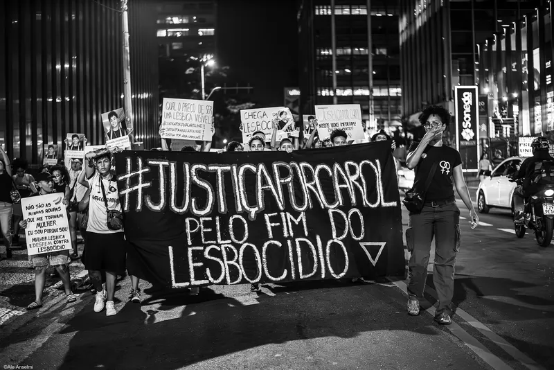 Ato em SP pede justiça por Carol Câmpelo, jovem lésbica brutalmente assassinada no Maranhão