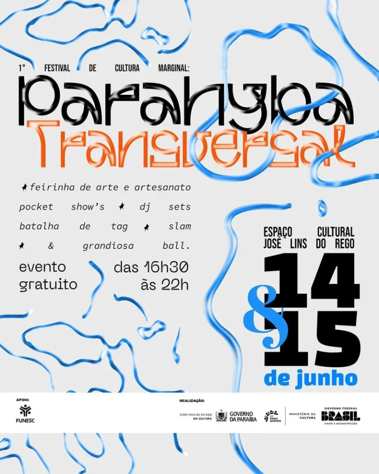 'I Festival de Cultura Marginal: Parahyba Transversal' reunirá artistas marginais paraibanos