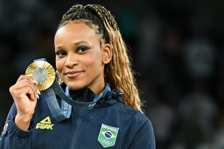 Rebeca Andrade é indicada ao Oscar do Esporte
