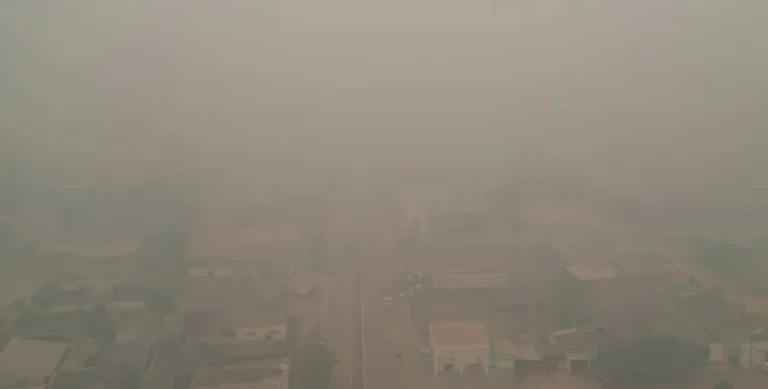Pará e Rondônia são tomados pelo fogo e pela estiagem