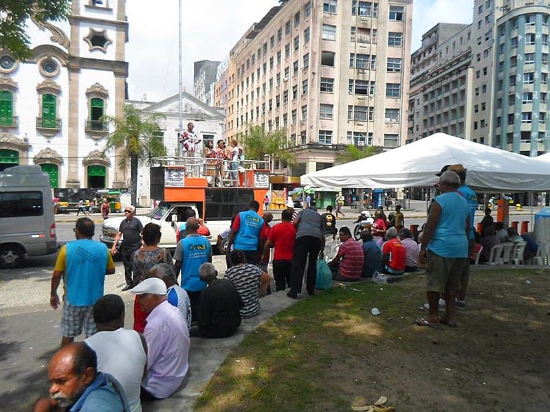 Movimentos que participaram da manifestação são ligados ao Grito dos Excluídos de Pernambuco
