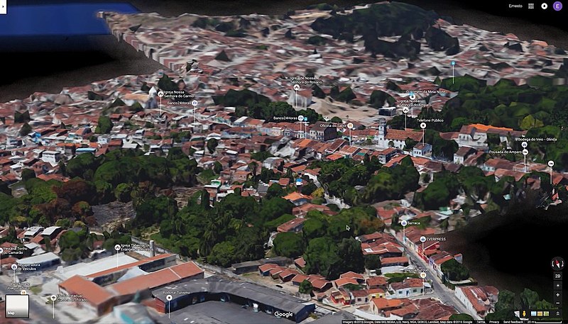 A câmera do Google captura e projeta a cidade em nossas telas