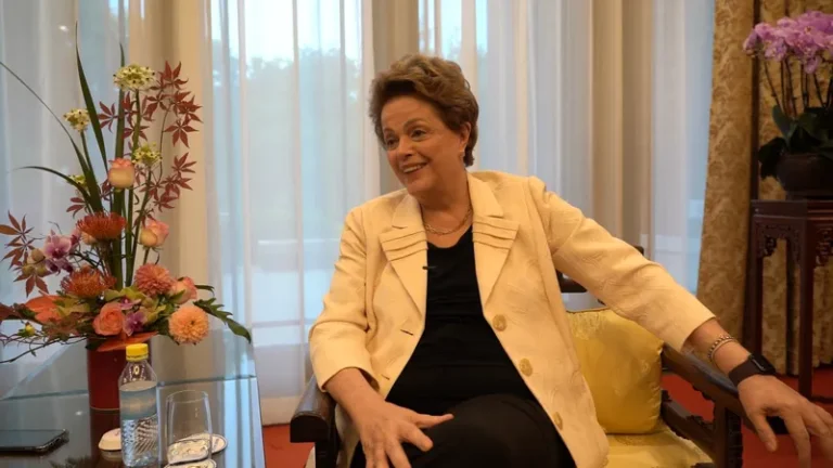 BRICS Bank president Dilma Rousseff says Brazil may enjoy opportunities with the Belt and Road