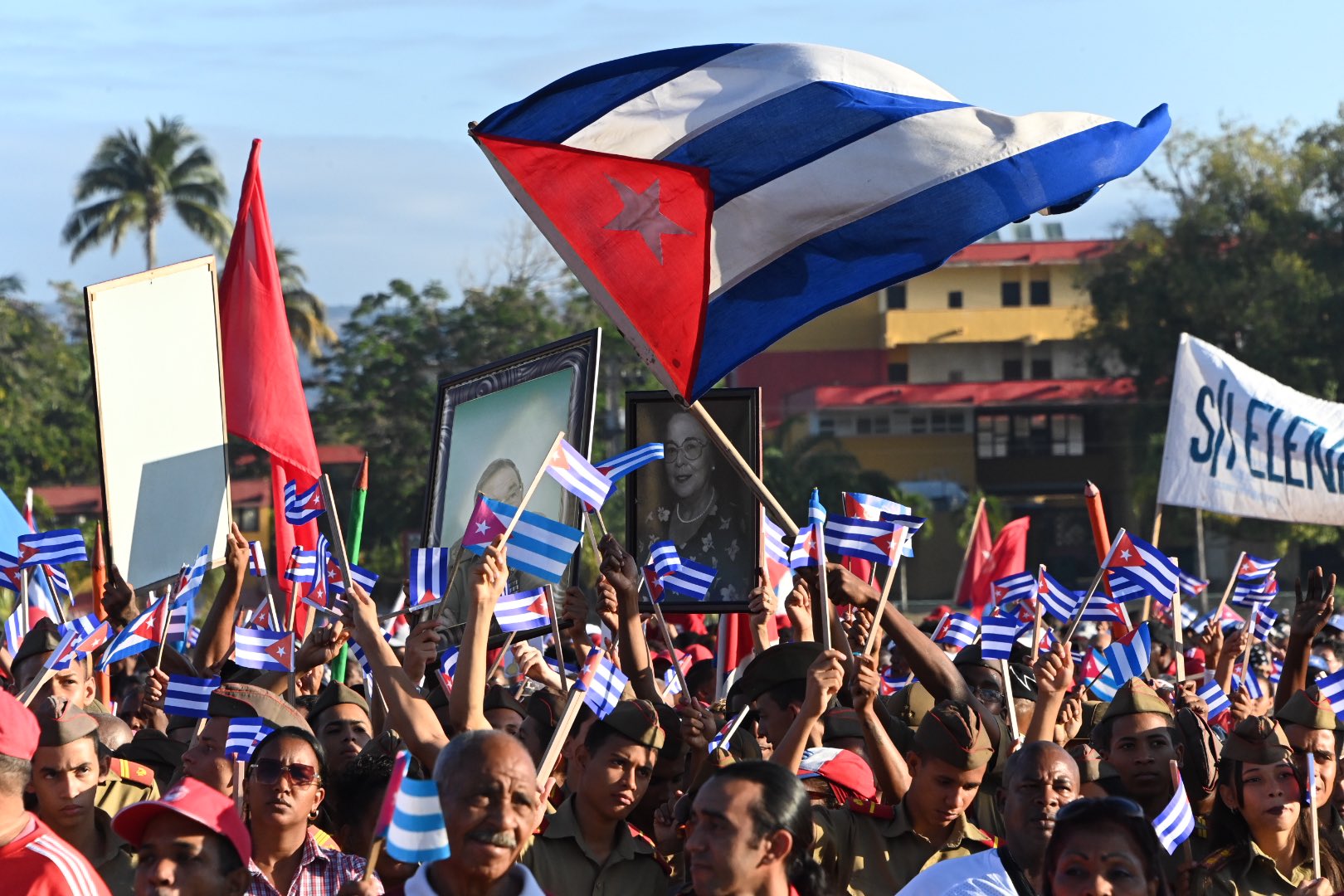 Anti-imperialist protests in Cuba.