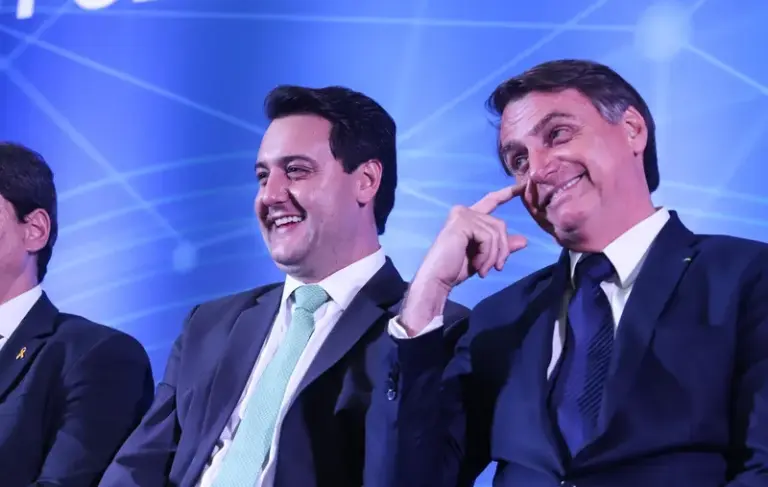 Bolsonaro descarta Ratinho Junior como candidato à presidência