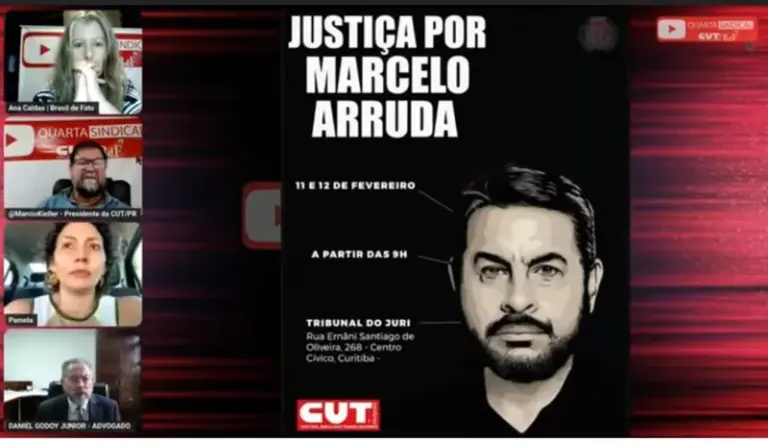 “Nunca mais voltamos à vida normal, queremos justiça,” diz esposa de Marcelo Arruda 