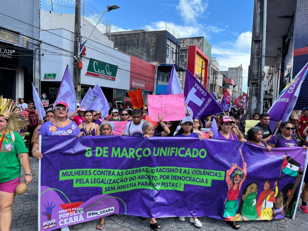 O 8 de março abre o calendário de lutas dos movimentos sociais.