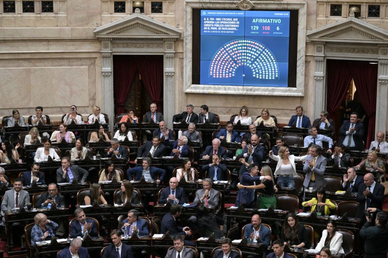 Milei recebe aval do Congresso para novo acordo com FMI, em outro dia de protestos