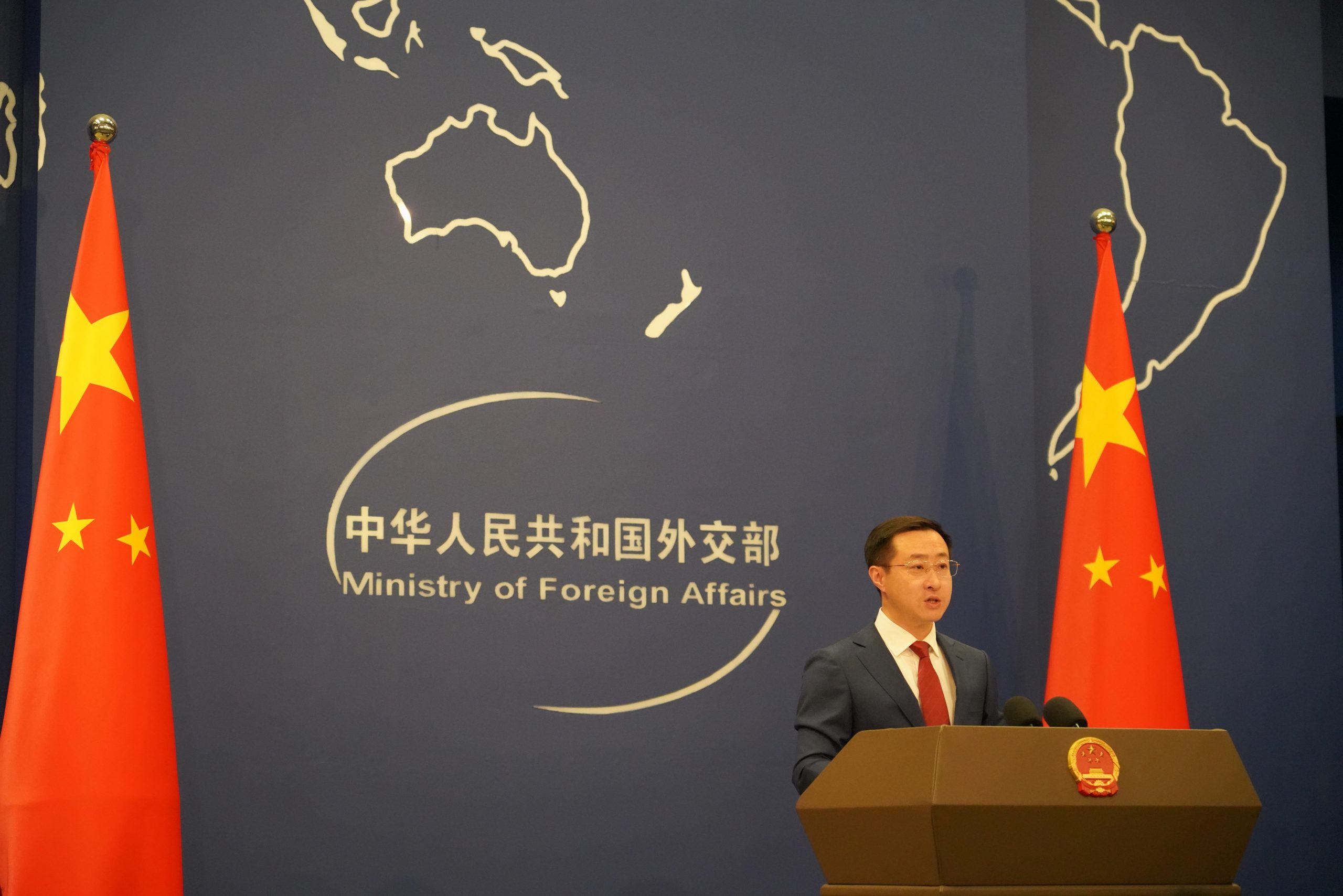 Lin Jian, porta-voz do Ministério das Relações Exteriores da República Popular da China