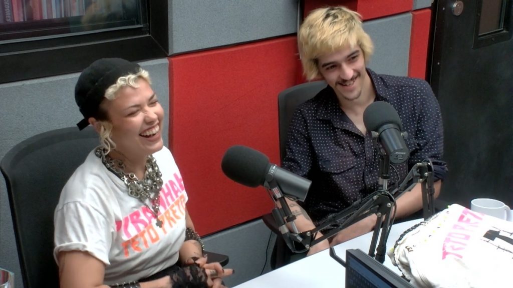 Laura Diaz e Matheus Câmara, do coletivo Teto Preto