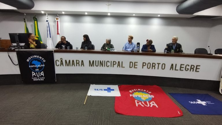 Conselho Municipal de Saúde de Porto Alegre reafirma defesa dos direitos da população de rua
