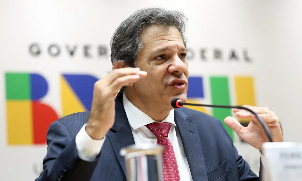 O ministro da Fazenda, Fernando Haddad