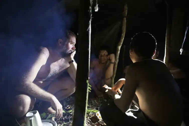 Bruno Pereira durante expedição da Funai no Vale Do Javari