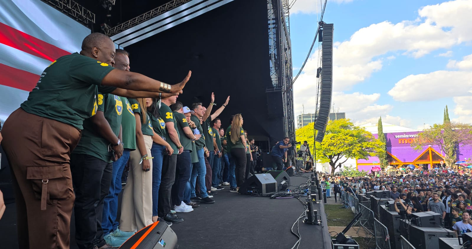 Marcha para Jesus 2025 também reuniu políticos
