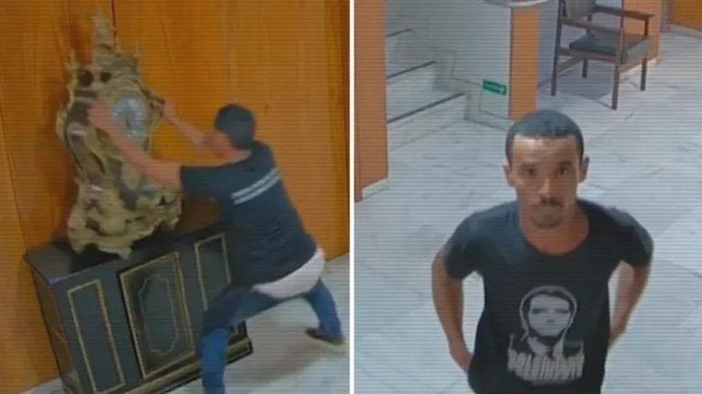 Moraes manda prender homem que quebrou relógio em ato golpista e que foi solto por juiz de MG