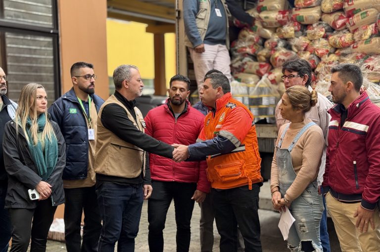 Mais 6,6 toneladas de alimentos foram doadas pela Conab aos atingidos pelas cheias no RS