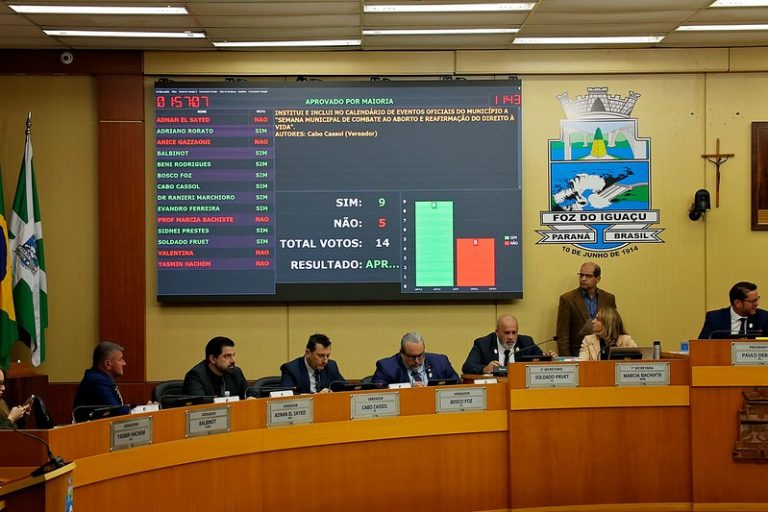 Conservadores impõem projeto antiaborto em Foz do Iguaçu (PR)