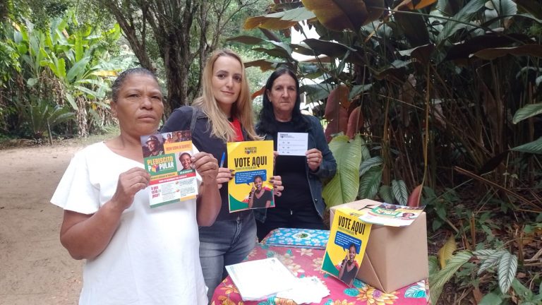 Plebiscito Popular no RJ entra na segunda semana de mutirão com desafio de interiorizar votos
