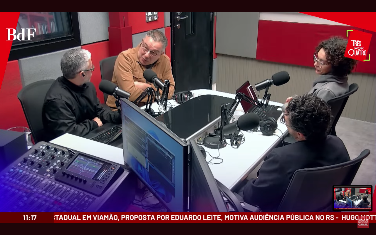 Podcast Três por Quatro do Brasil de Fato