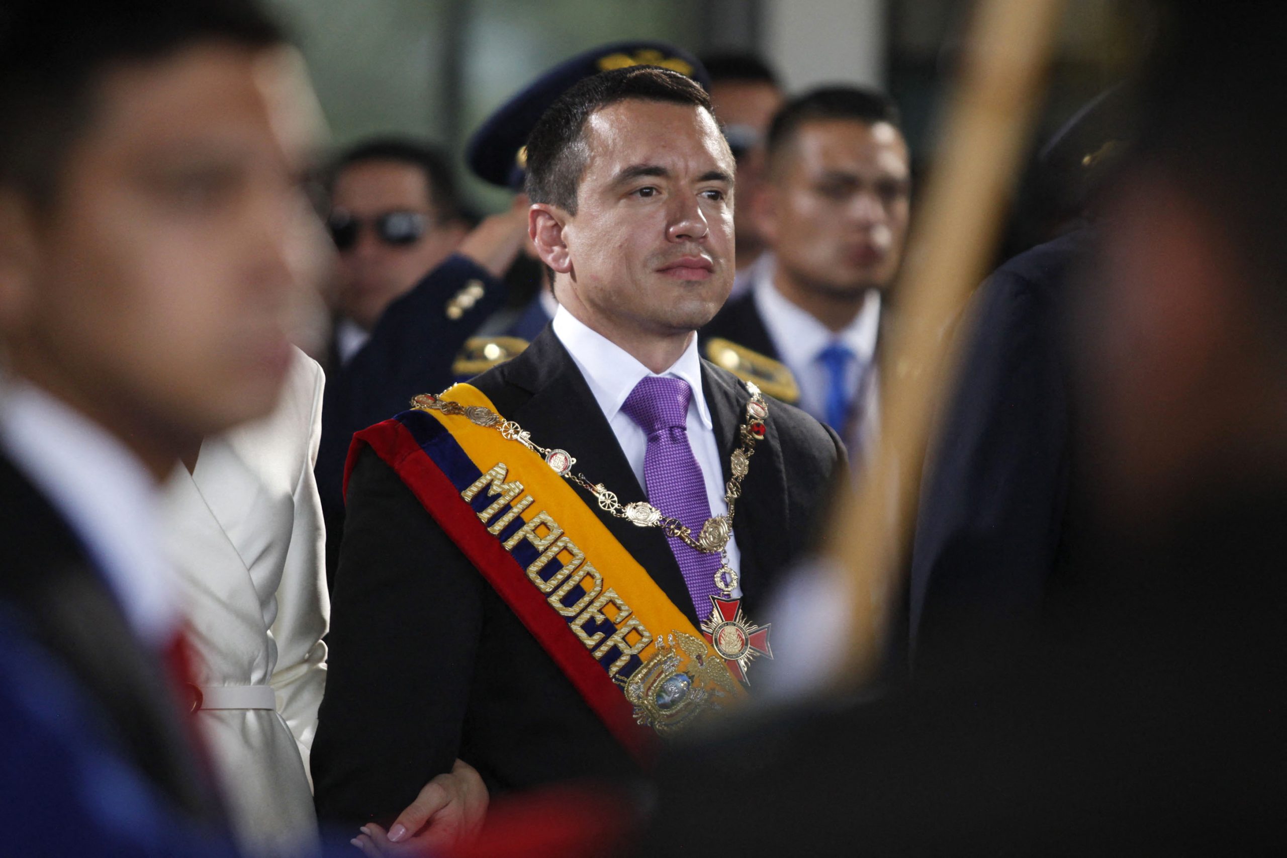 ECUADOR-INAUGURATION-NOBOA