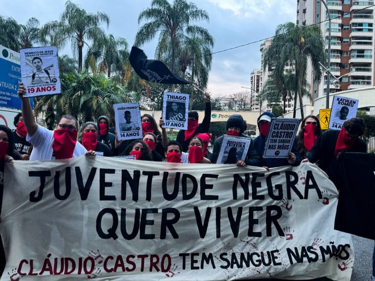 Juventude negra quer viver: por que escrachamos Cláudio Castro?