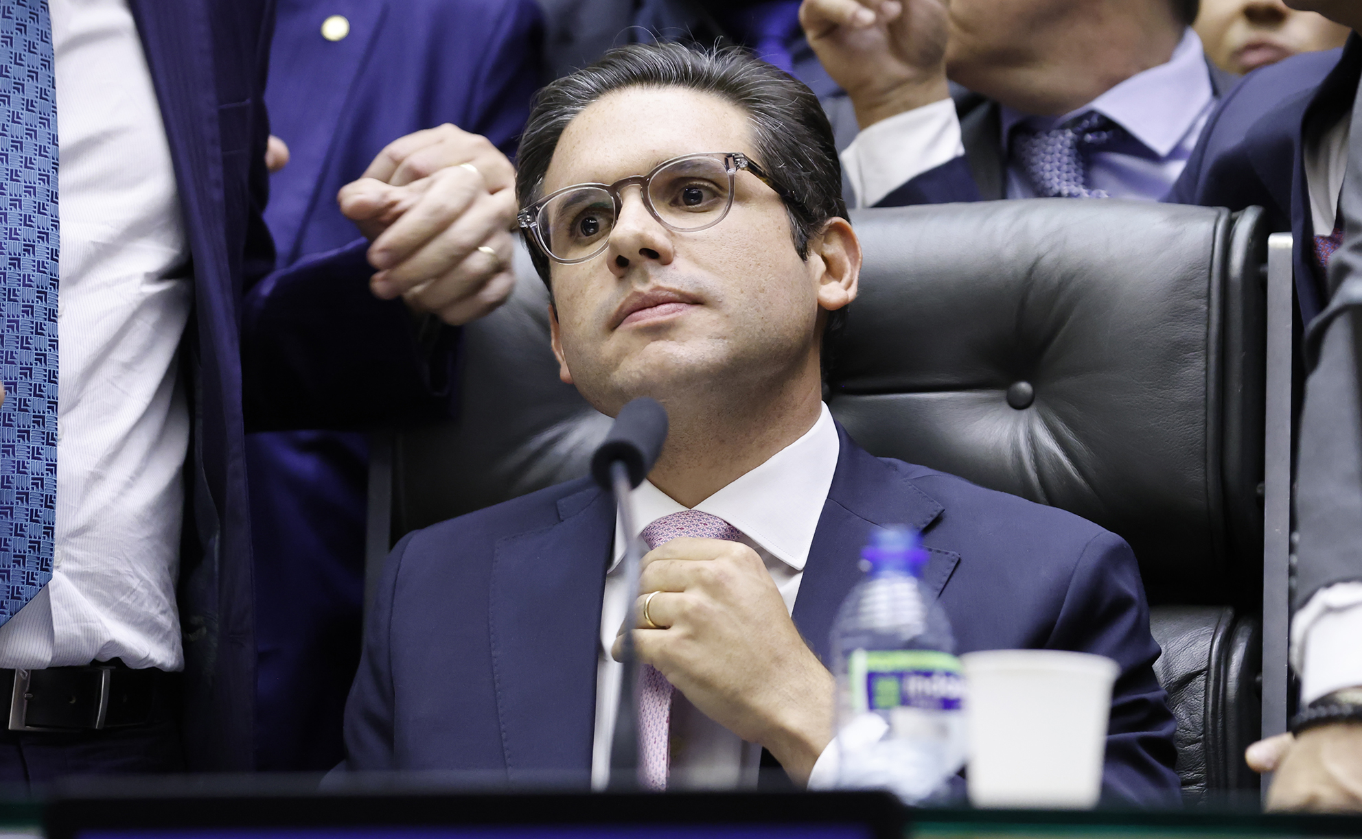 O presidente da Câmara dos Deputados, Hugo Motta