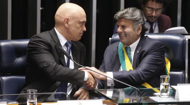Moraes pede aparte e rebate Fux: ‘Organização criminosa mirou o Judiciário’