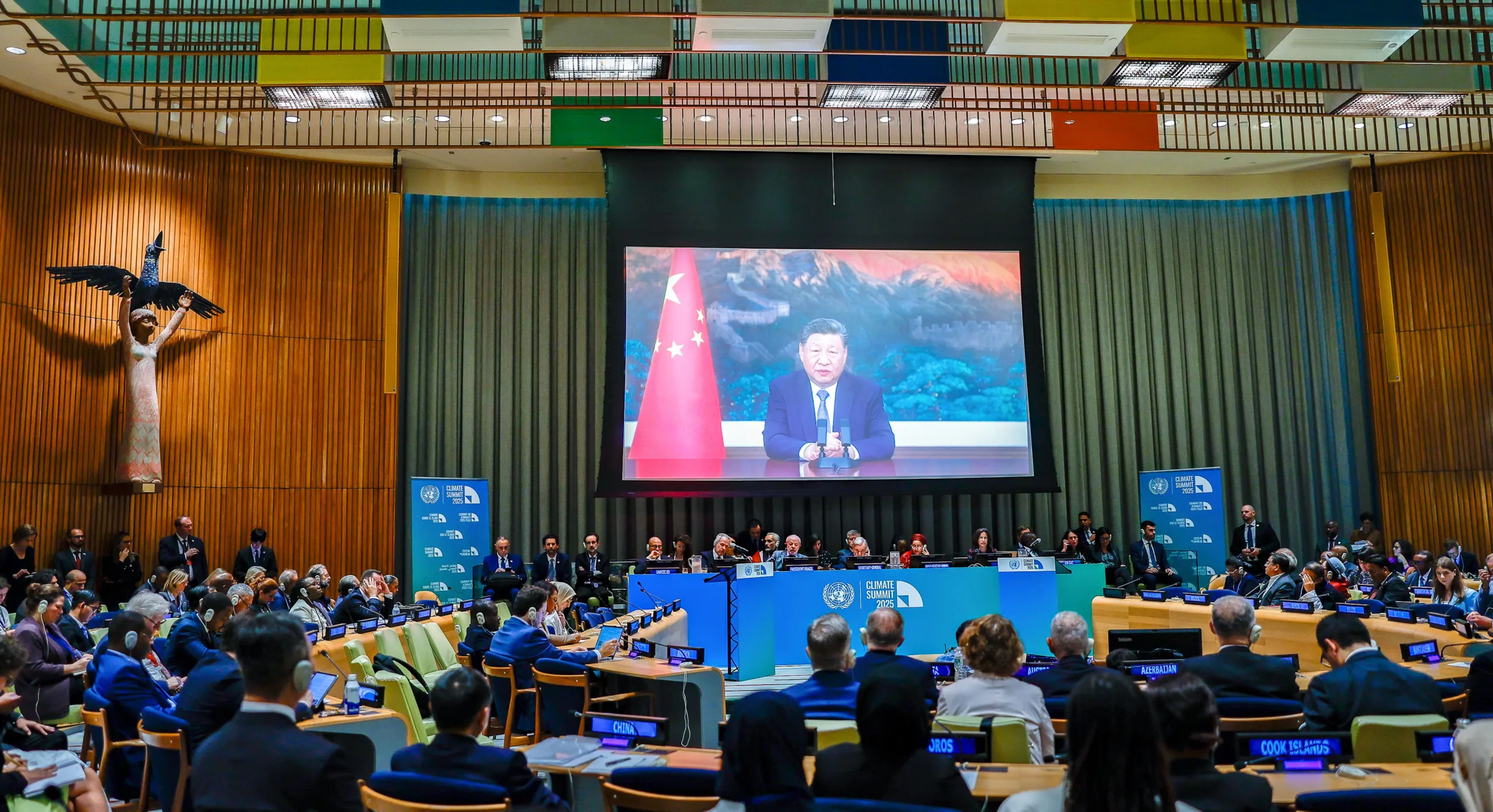 Abertura do evento especial sobre clima para chefes de Estado, na sede das Nações Unidas, em Nova York (EUA)