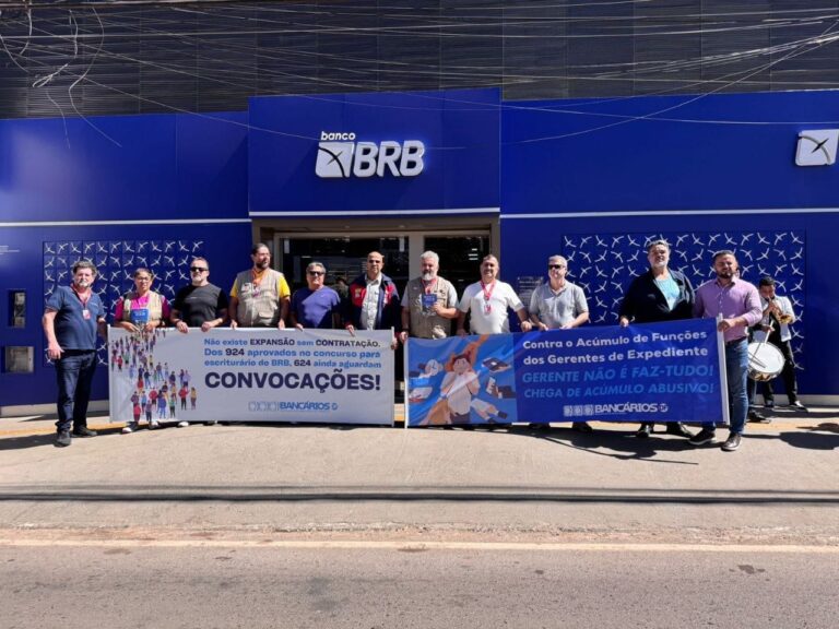 Aprovados no concurso de 2022 do BRB cobram nomeação diante de déficit de funcionários no banco