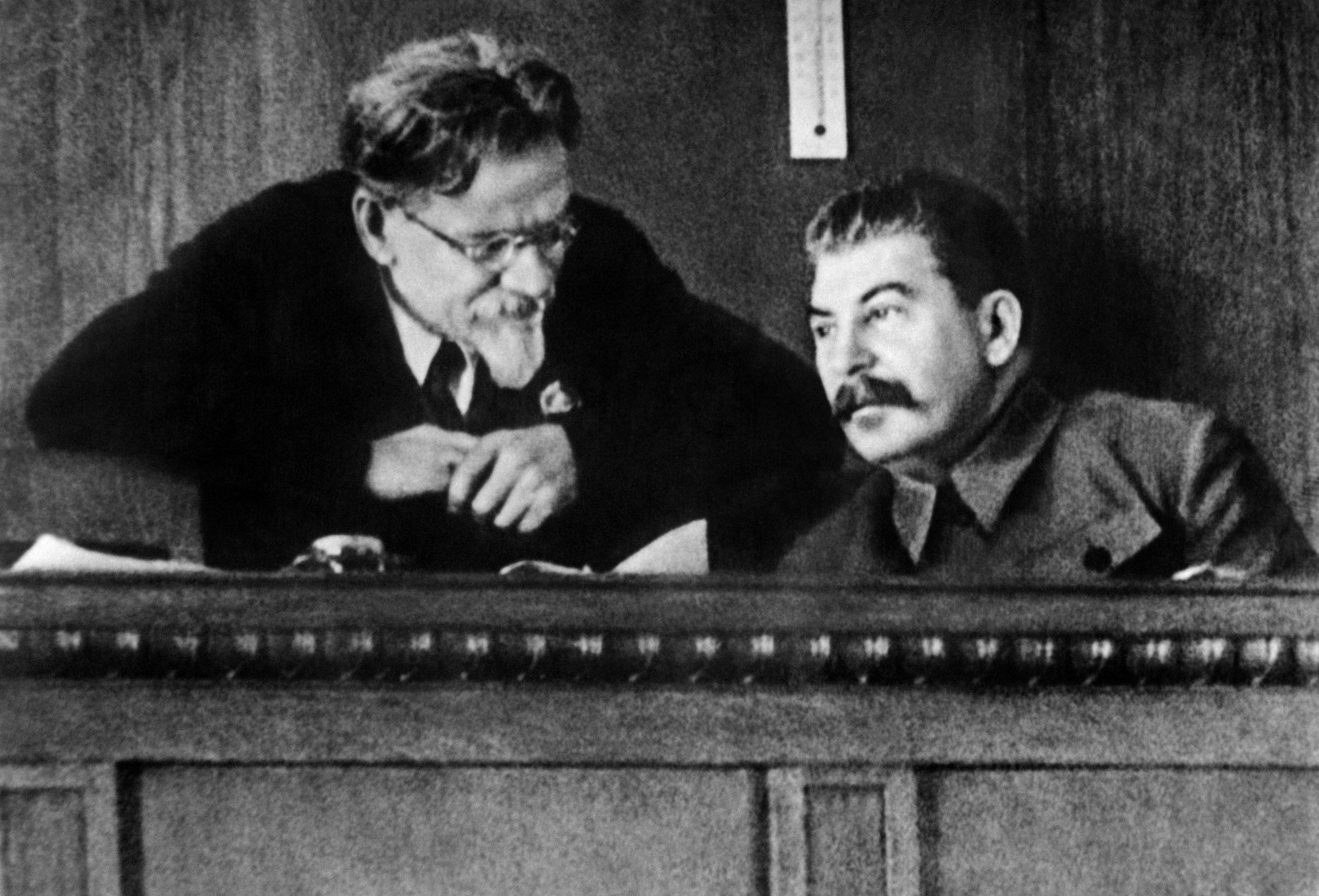 Trotsky e Stalin, 1930
