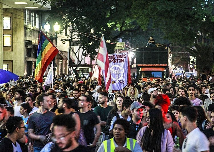 1ª Marcha do Orgulho Trans, no centro de São Paulo (2018)