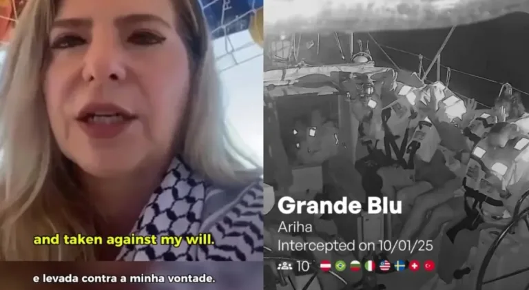 Solidariedade a flotilha cresce entre cearenses após detenção de Luizianne Lins