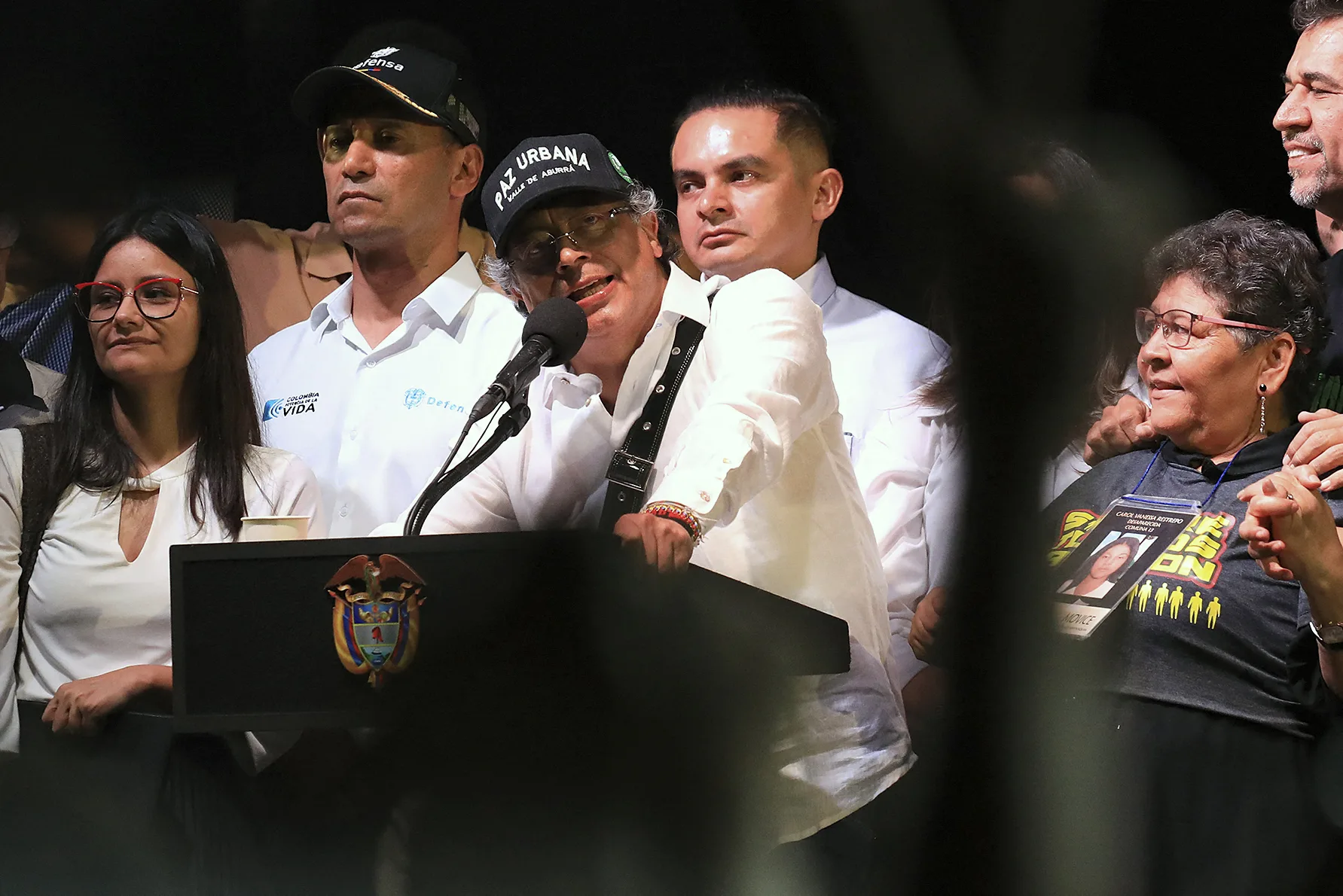 O presidente da Colômbia Gustavo Petro