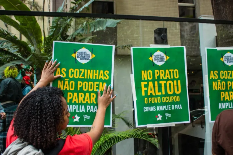 Em SP, sede da Conab é ocupada para reivindicar fortalecimento de políticas contra a fome