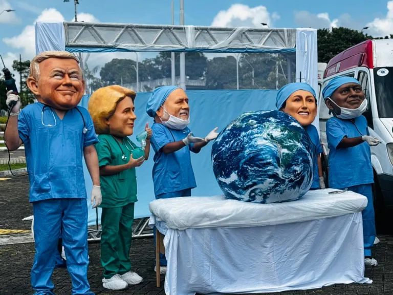 Em uma maca, planeta está na UTI em Belém e líderes mundiais indecisos